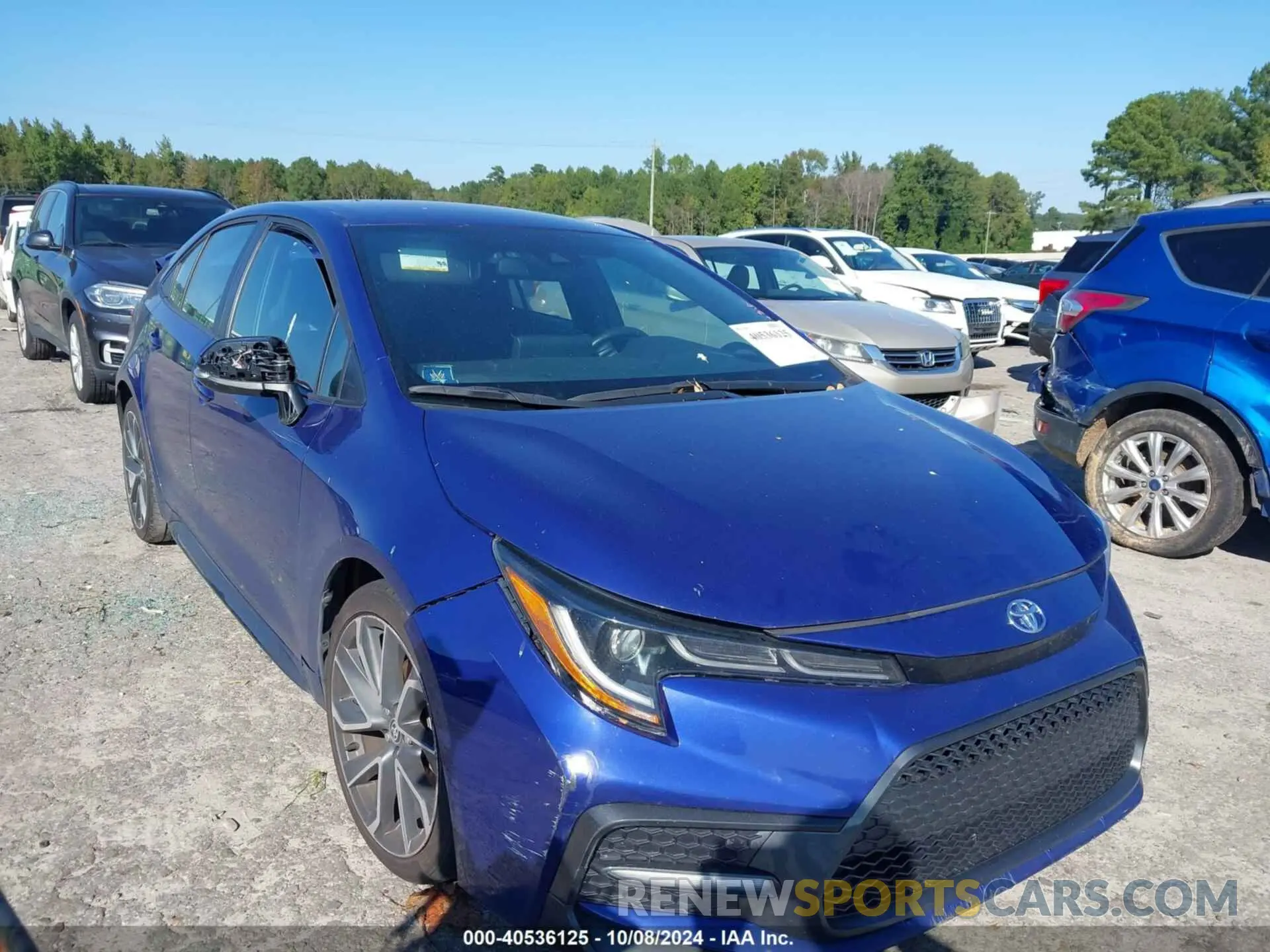 1 Photograph of a damaged car 5YFS4MCE9NP115432 TOYOTA COROLLA 2022