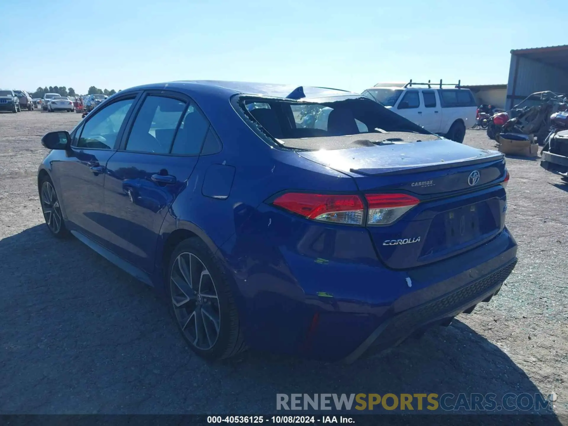 3 Photograph of a damaged car 5YFS4MCE9NP115432 TOYOTA COROLLA 2022