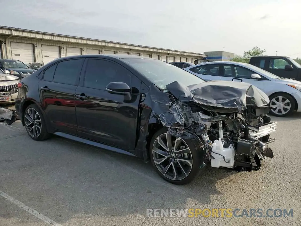 4 Фотография поврежденного автомобиля 5YFS4MCE9NP122347 TOYOTA COROLLA 2022