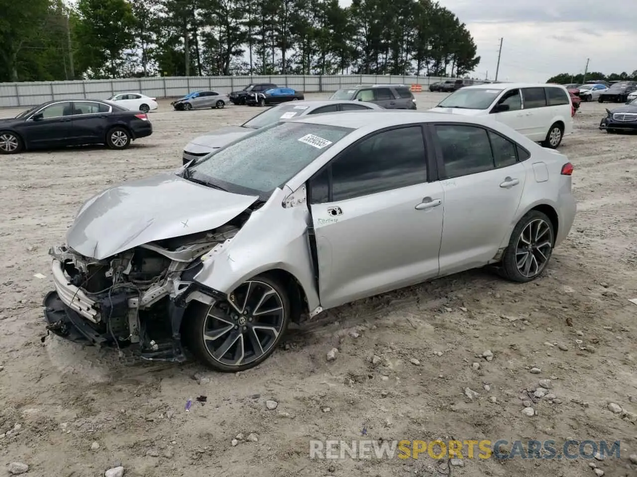 1 Photograph of a damaged car 5YFS4MCEXNP106223 TOYOTA COROLLA 2022