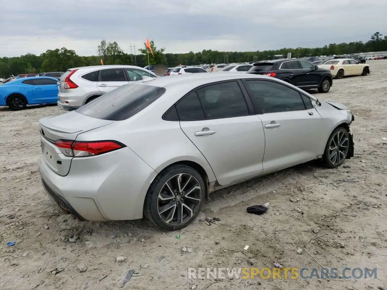 3 Photograph of a damaged car 5YFS4MCEXNP106223 TOYOTA COROLLA 2022