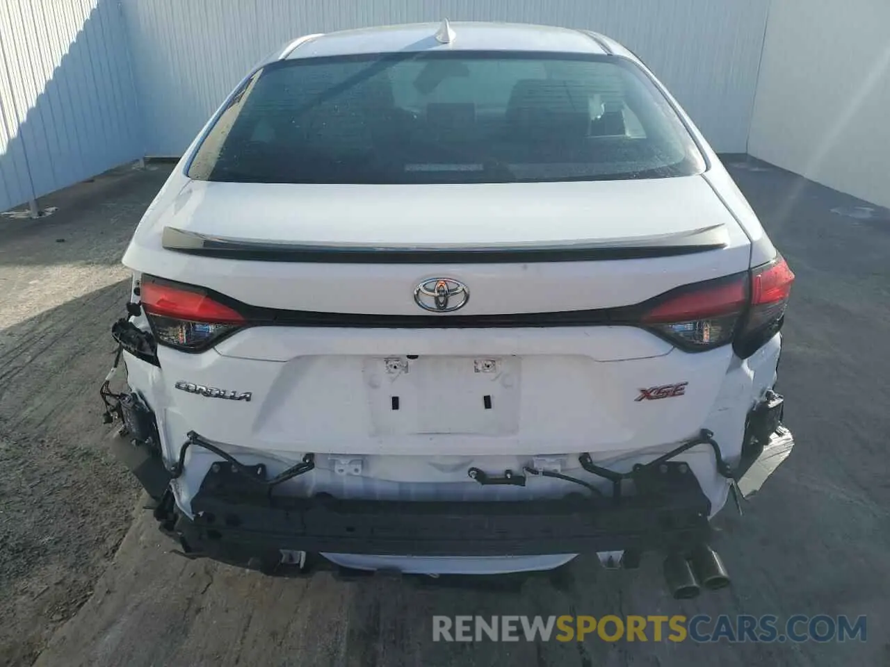 6 Photograph of a damaged car 5YFT4MCE4NP130098 TOYOTA COROLLA 2022