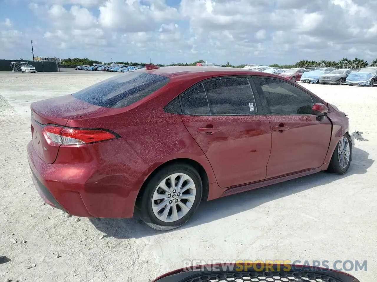 3 Photograph of a damaged car 5YFVPMAE2NP318959 TOYOTA COROLLA 2022