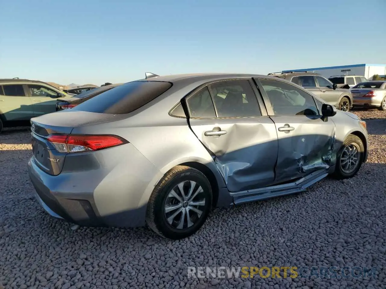 3 Фотография поврежденного автомобиля JTDEAMDE0N3001414 TOYOTA COROLLA 2022