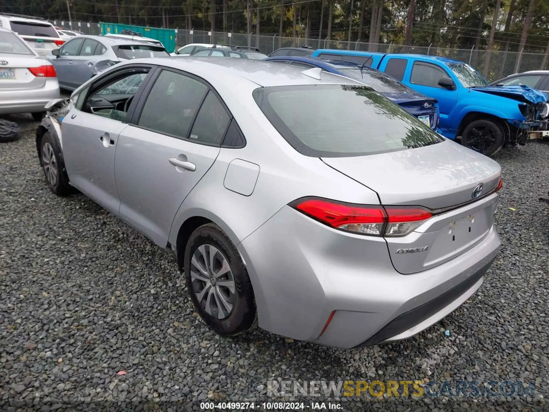 3 Photograph of a damaged car JTDEAMDE0NJ047613 TOYOTA COROLLA 2022