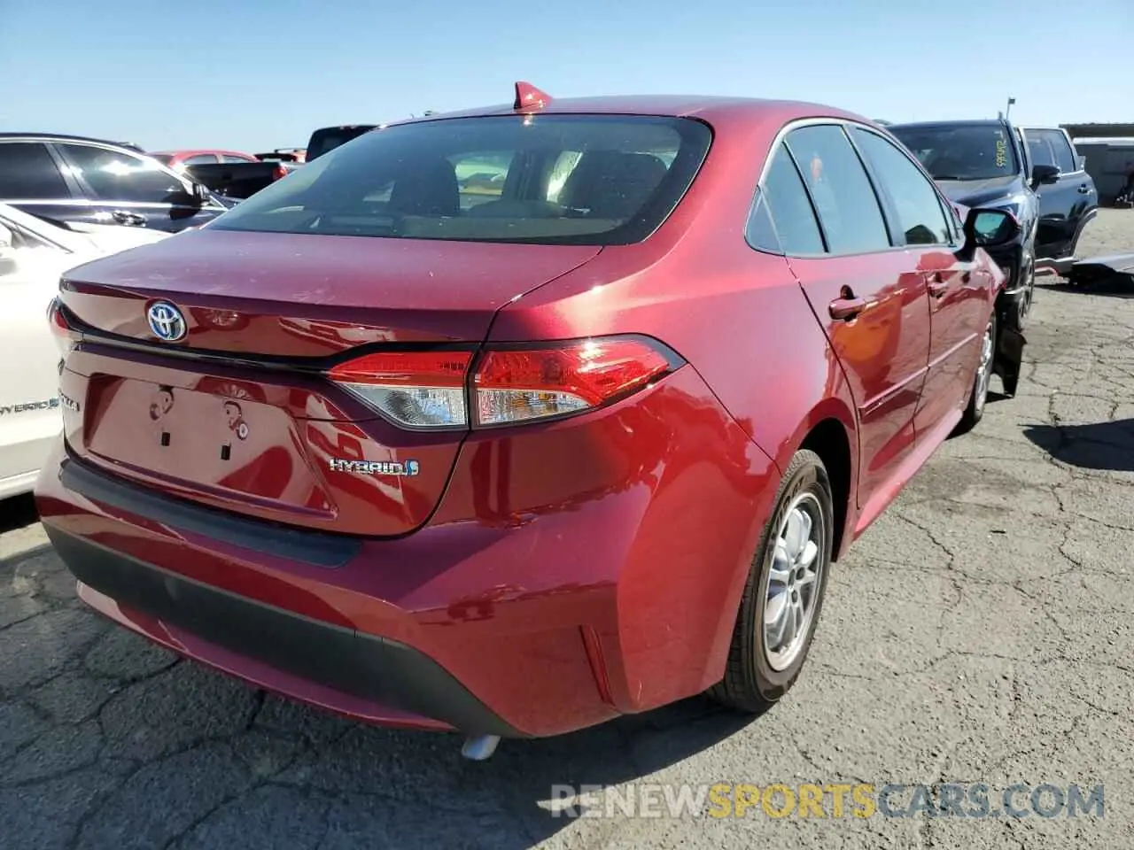 4 Photograph of a damaged car JTDEAMDE0NJ050320 TOYOTA COROLLA 2022