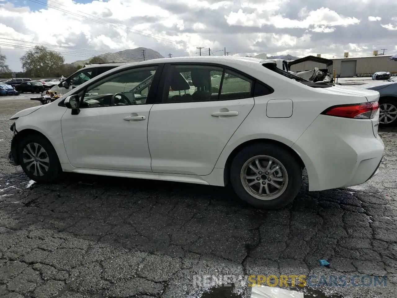 2 Фотография поврежденного автомобиля JTDEAMDE0NJ054349 TOYOTA COROLLA 2022