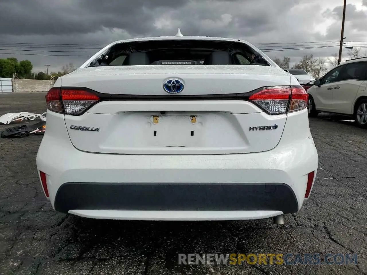 6 Фотография поврежденного автомобиля JTDEAMDE0NJ054349 TOYOTA COROLLA 2022