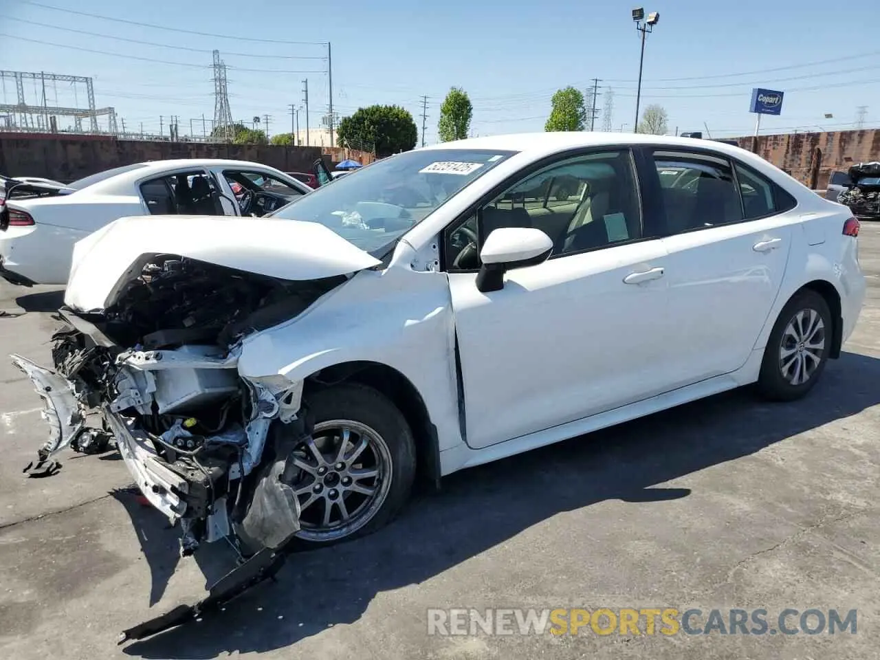 1 Photograph of a damaged car JTDEAMDE0NJ054691 TOYOTA COROLLA 2022