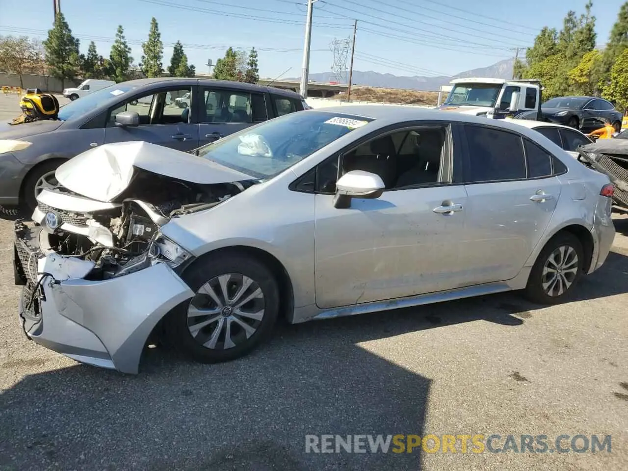 1 Photograph of a damaged car JTDEAMDE0NJ056571 TOYOTA COROLLA 2022