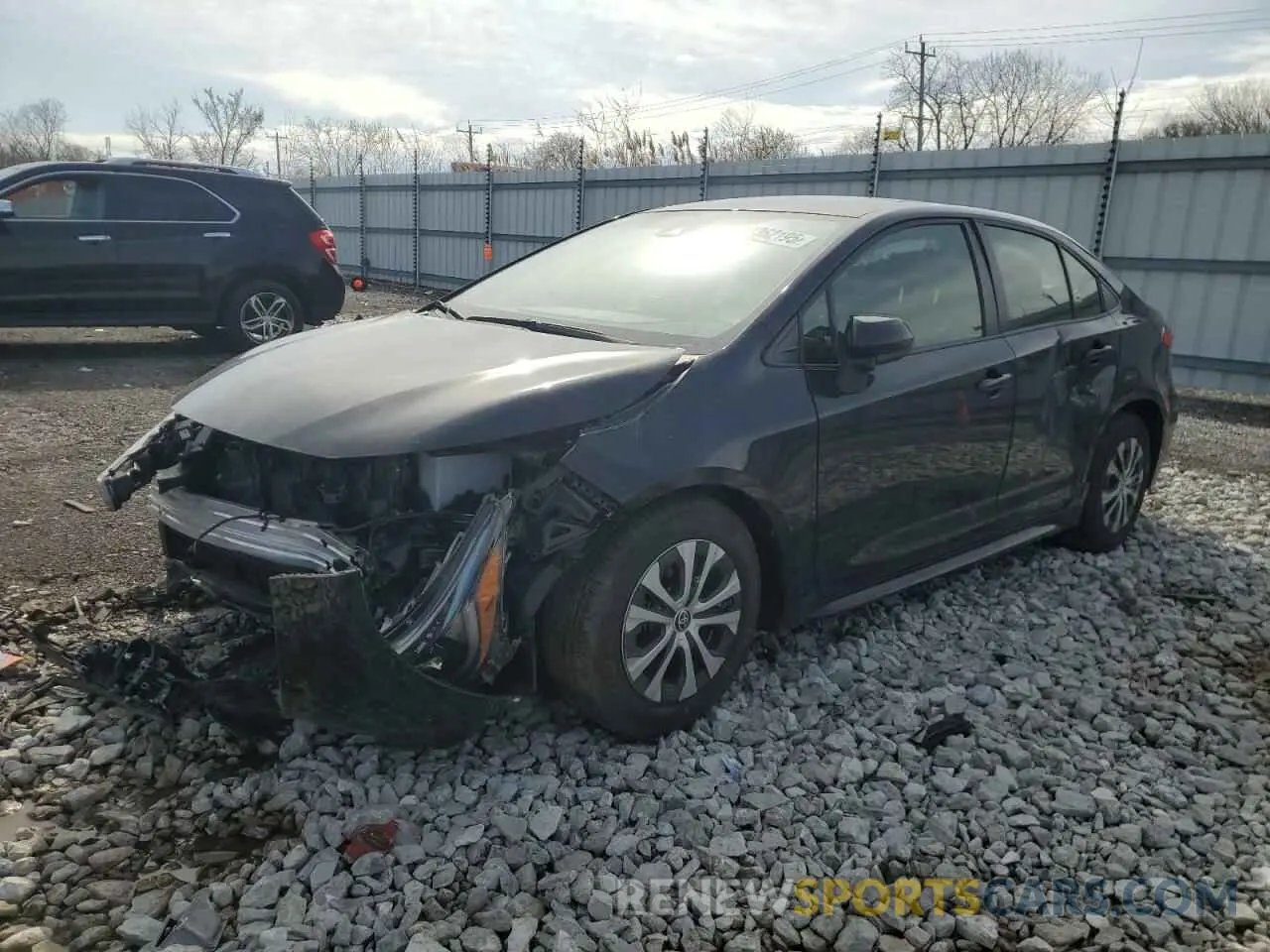 1 Photograph of a damaged car JTDEAMDE0NJ057039 TOYOTA COROLLA 2022