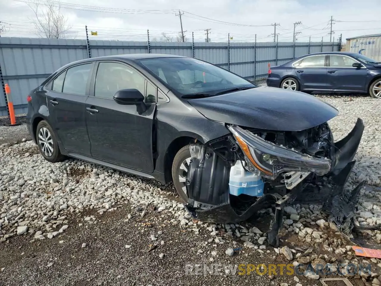 4 Photograph of a damaged car JTDEAMDE0NJ057039 TOYOTA COROLLA 2022