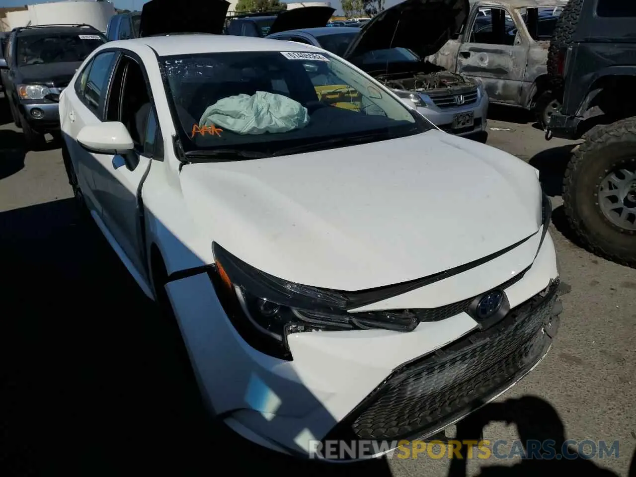 1 Photograph of a damaged car JTDEAMDE1N3008310 TOYOTA COROLLA 2022