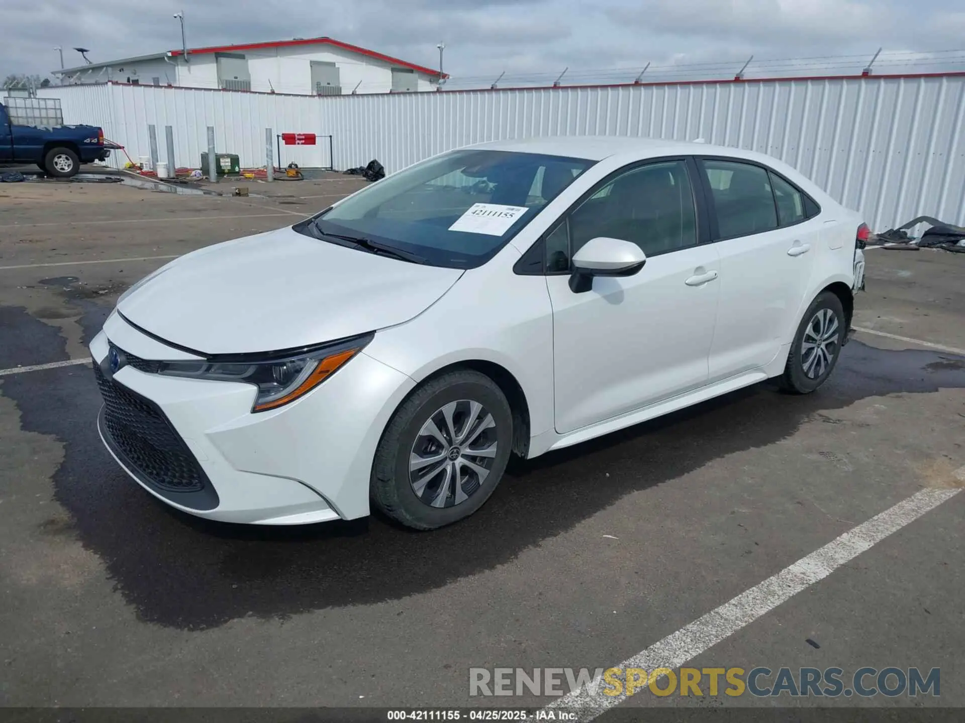 2 Фотография поврежденного автомобиля JTDEAMDE1N3013720 TOYOTA COROLLA 2022