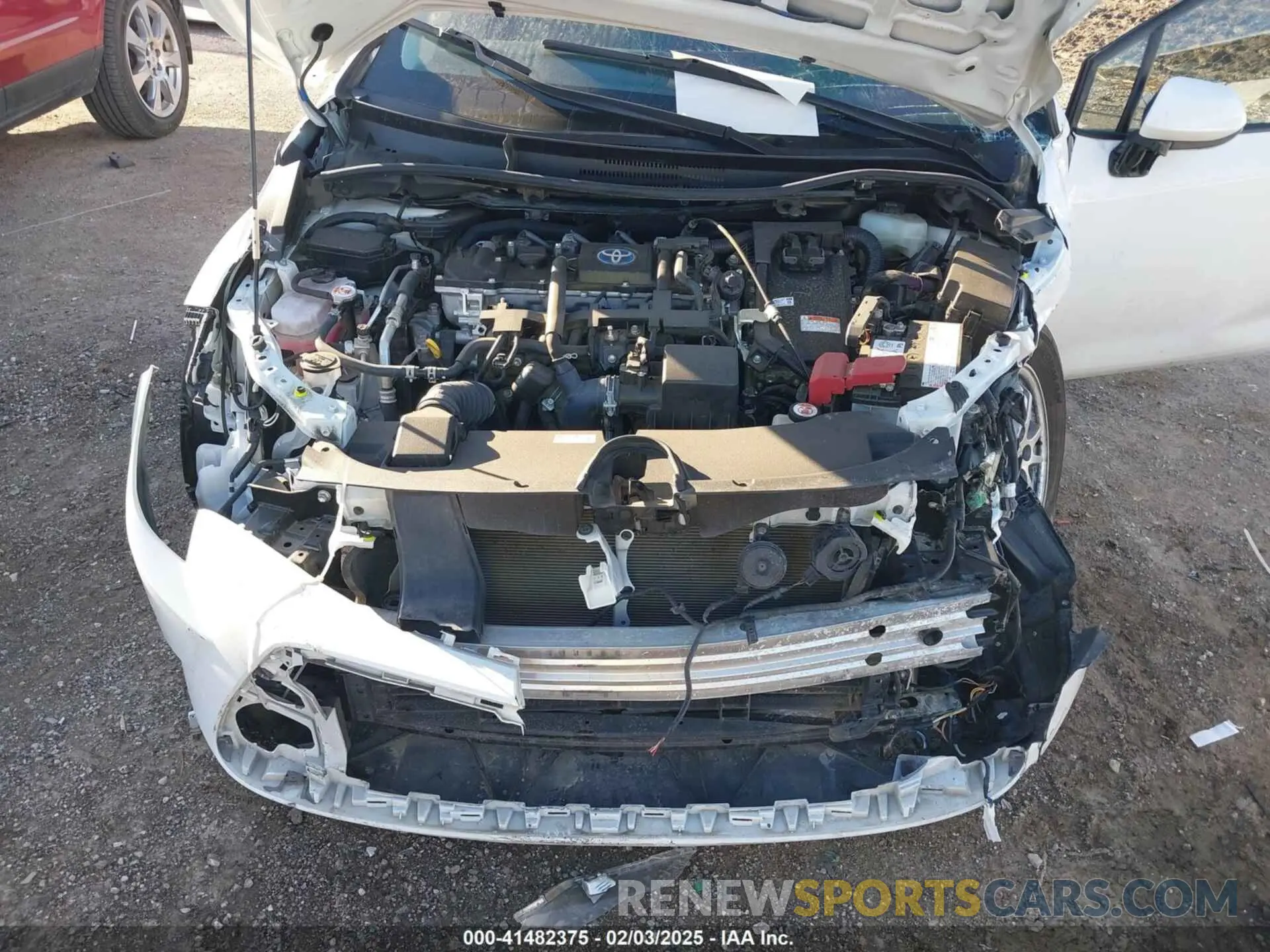 10 Photograph of a damaged car JTDEAMDE1NJ037740 TOYOTA COROLLA 2022