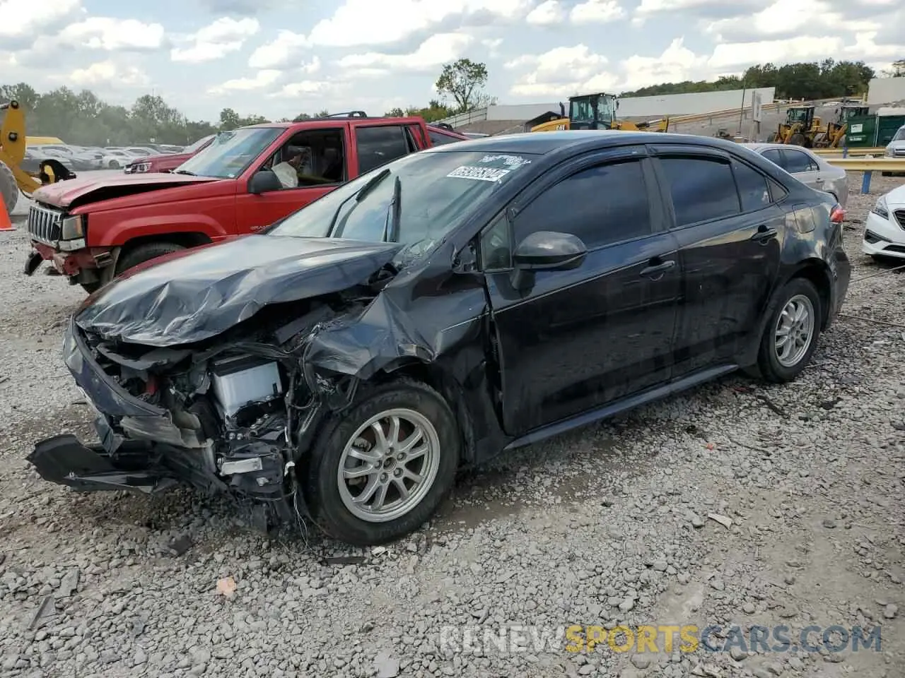 1 Photograph of a damaged car JTDEAMDE1NJ056482 TOYOTA COROLLA 2022