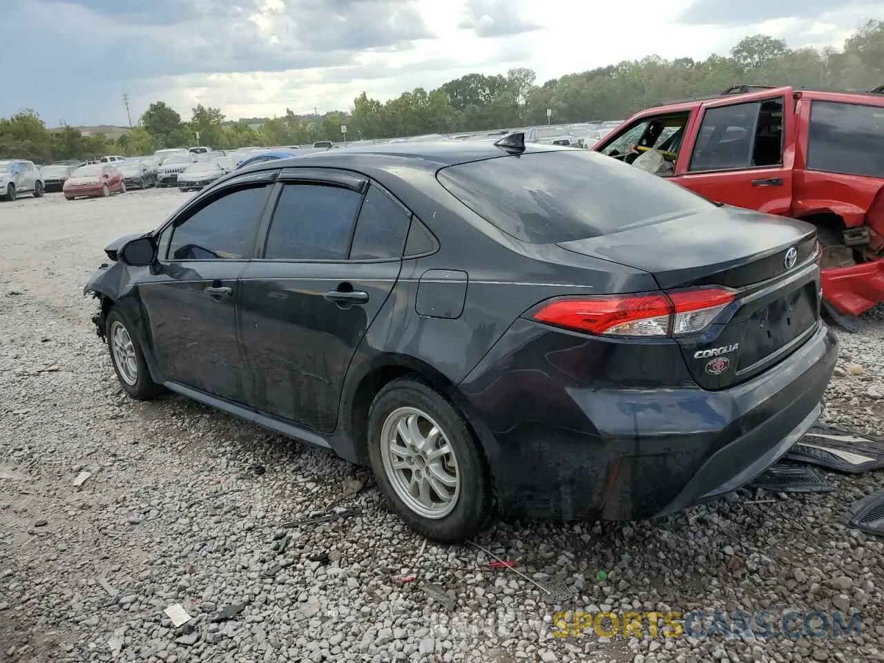 2 Photograph of a damaged car JTDEAMDE1NJ056482 TOYOTA COROLLA 2022