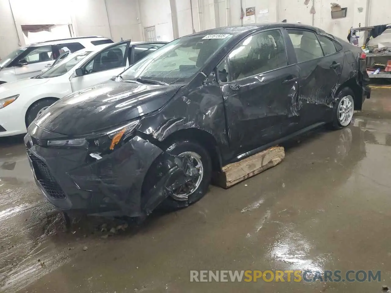 1 Photograph of a damaged car JTDEAMDE1NJ061701 TOYOTA COROLLA 2022
