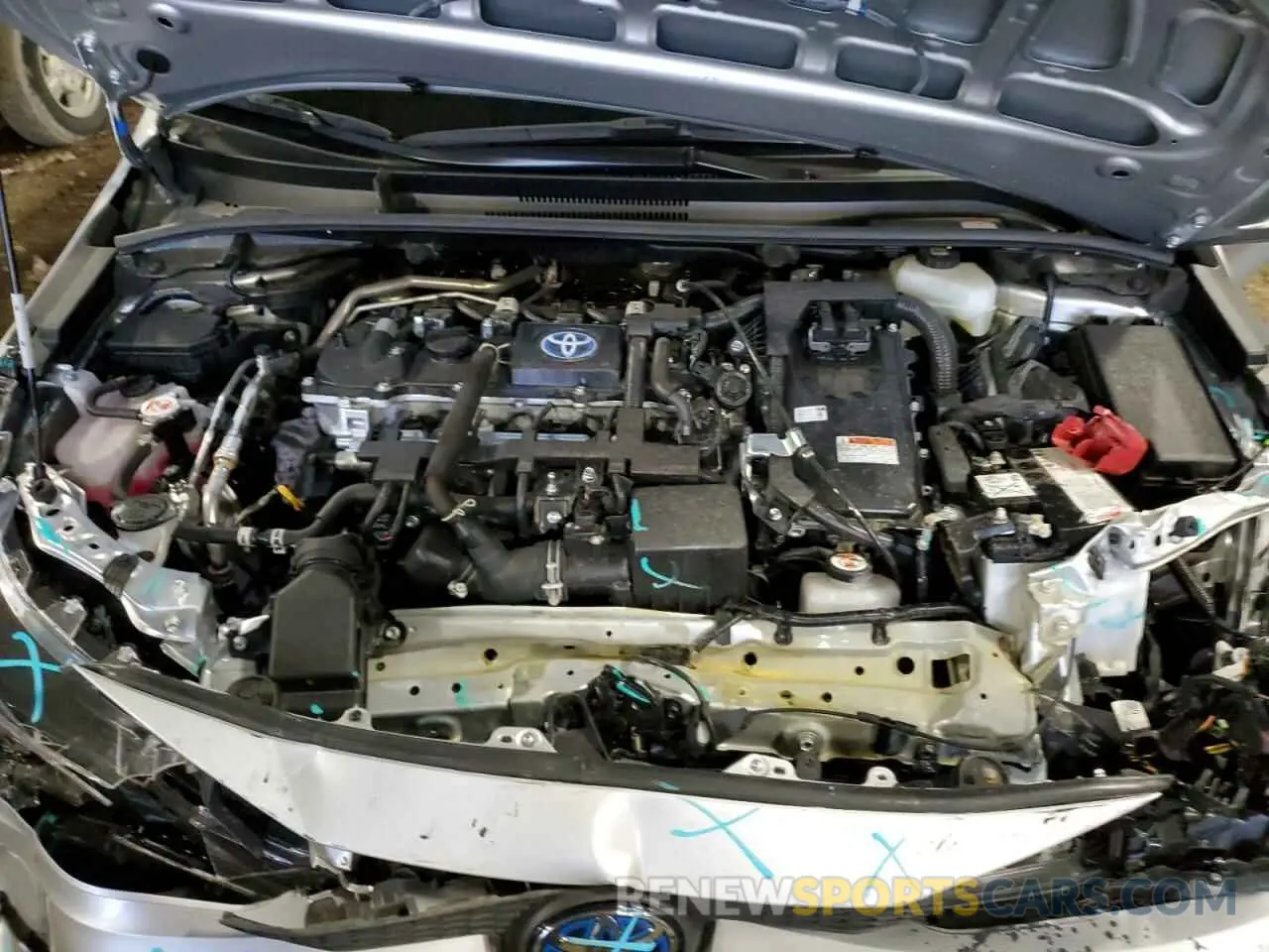 7 Фотография поврежденного автомобиля JTDEAMDE2N3004492 TOYOTA COROLLA 2022