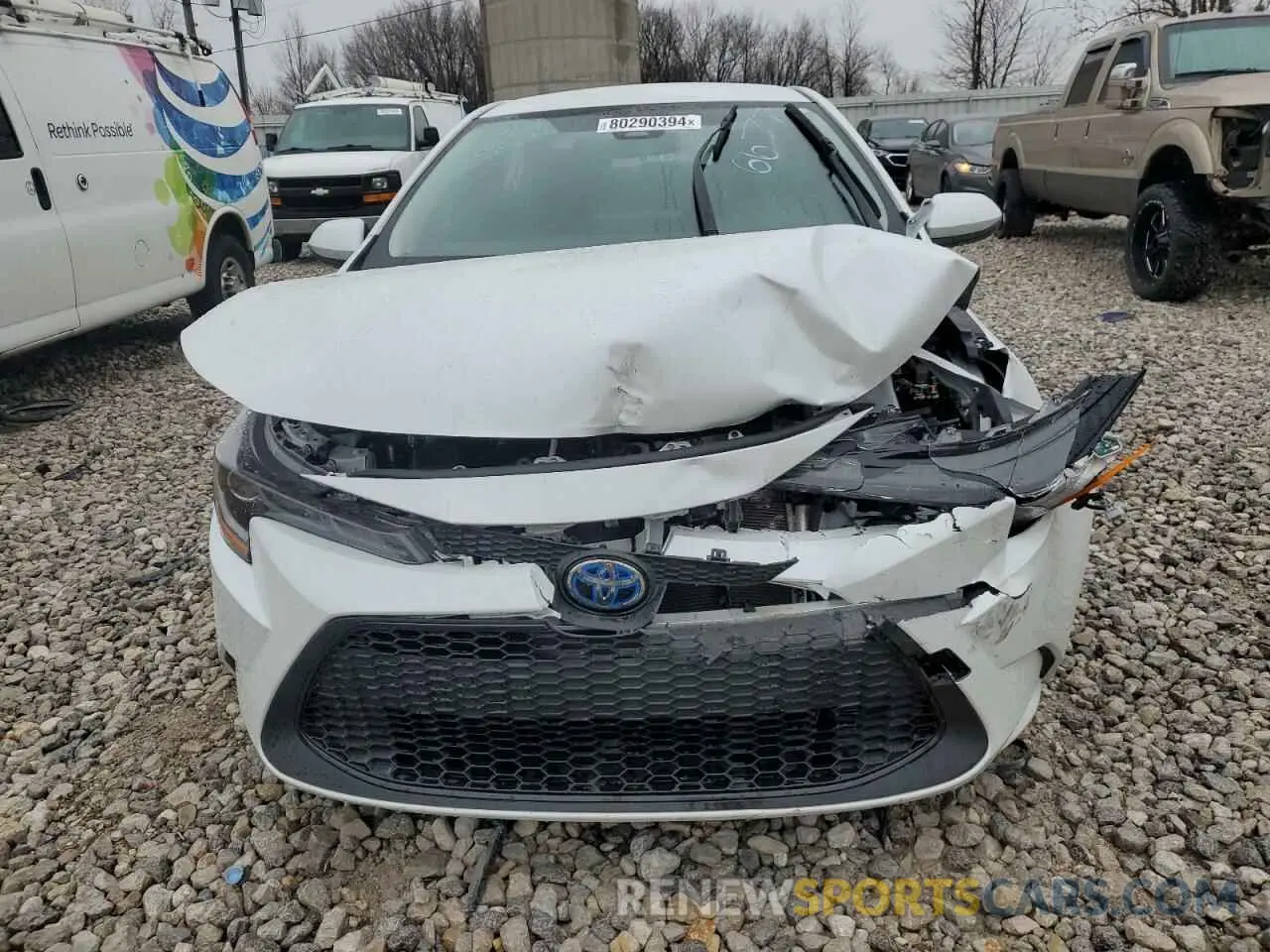 5 Photograph of a damaged car JTDEAMDE2N3006677 TOYOTA COROLLA 2022