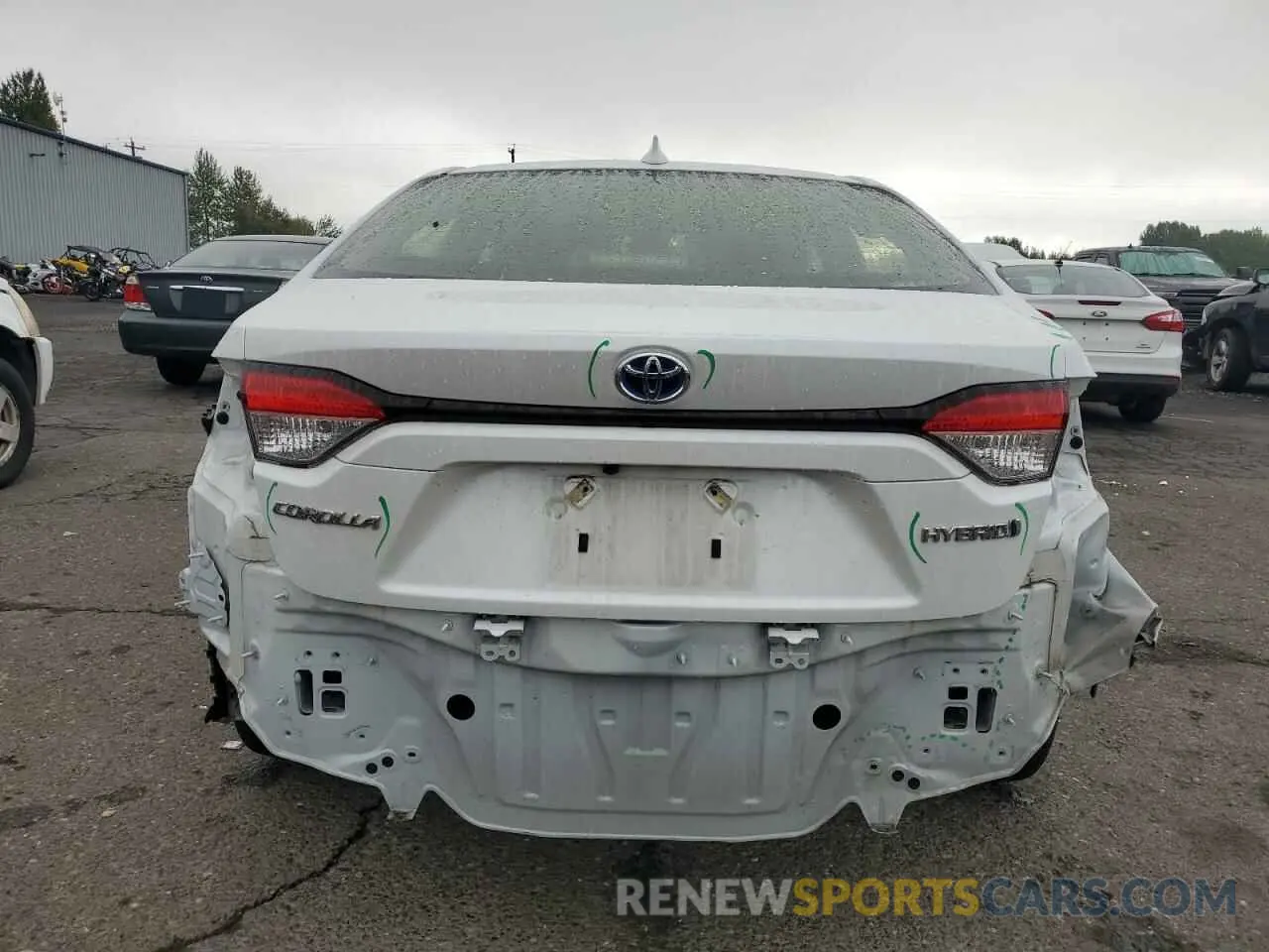 6 Photograph of a damaged car JTDEAMDE2N3012883 TOYOTA COROLLA 2022