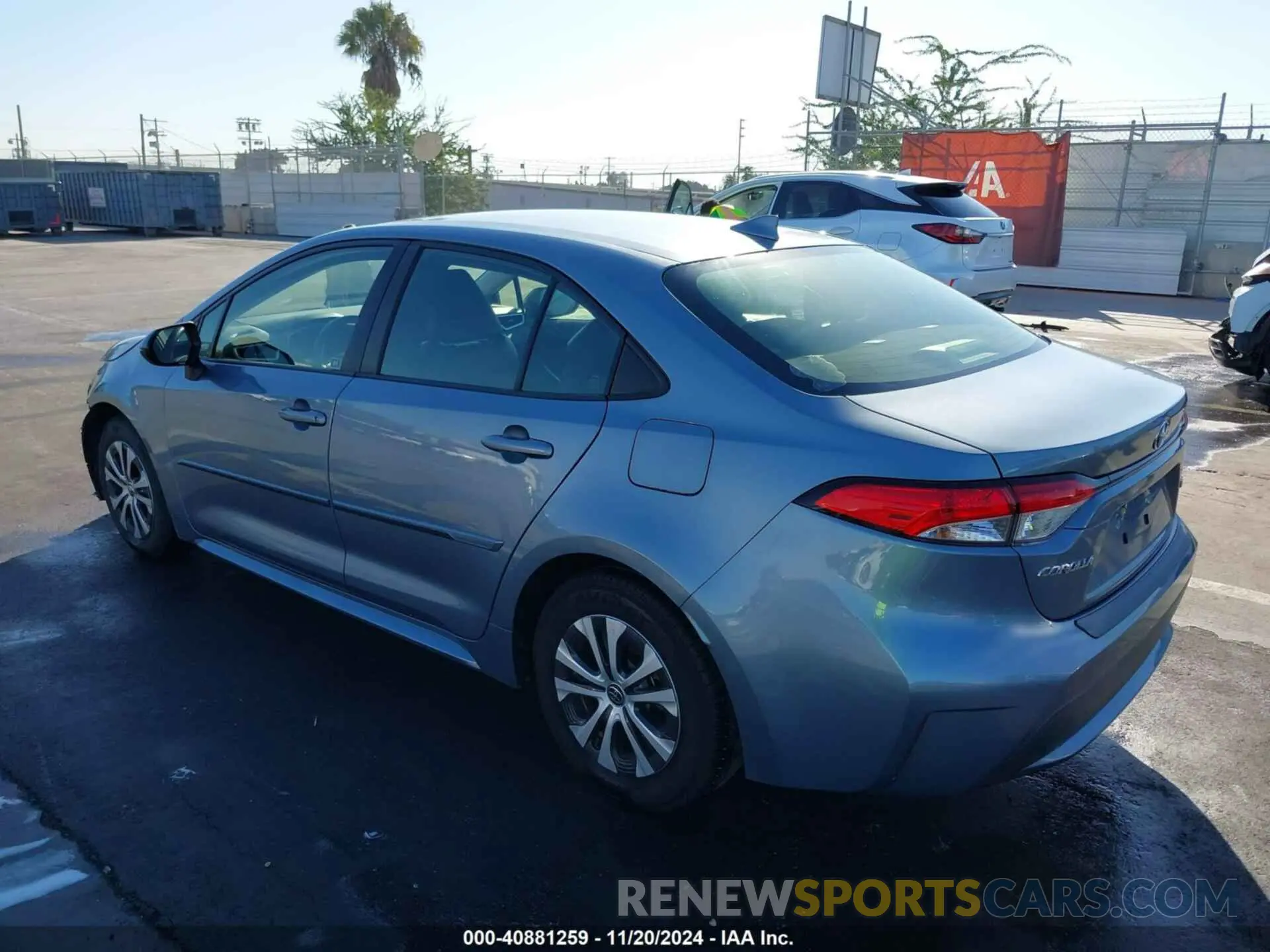 3 Photograph of a damaged car JTDEAMDE2NJ048021 TOYOTA COROLLA 2022