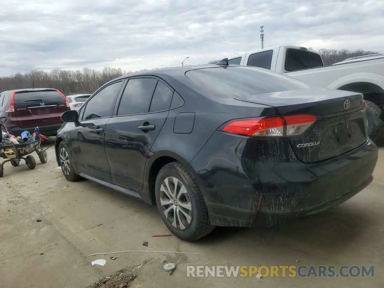 2 Photograph of a damaged car JTDEAMDE2NJ048584 TOYOTA COROLLA 2022