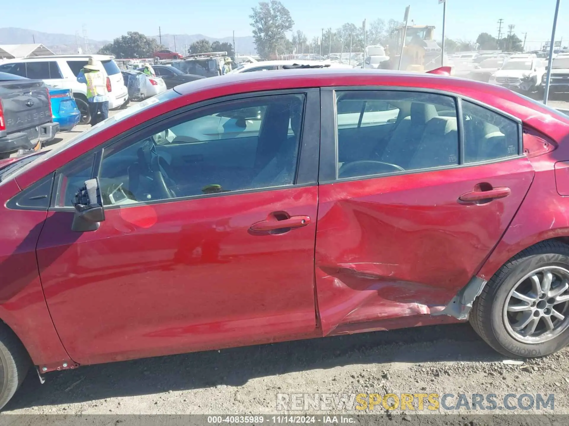 6 Фотография поврежденного автомобиля JTDEAMDE2NJ057589 TOYOTA COROLLA 2022