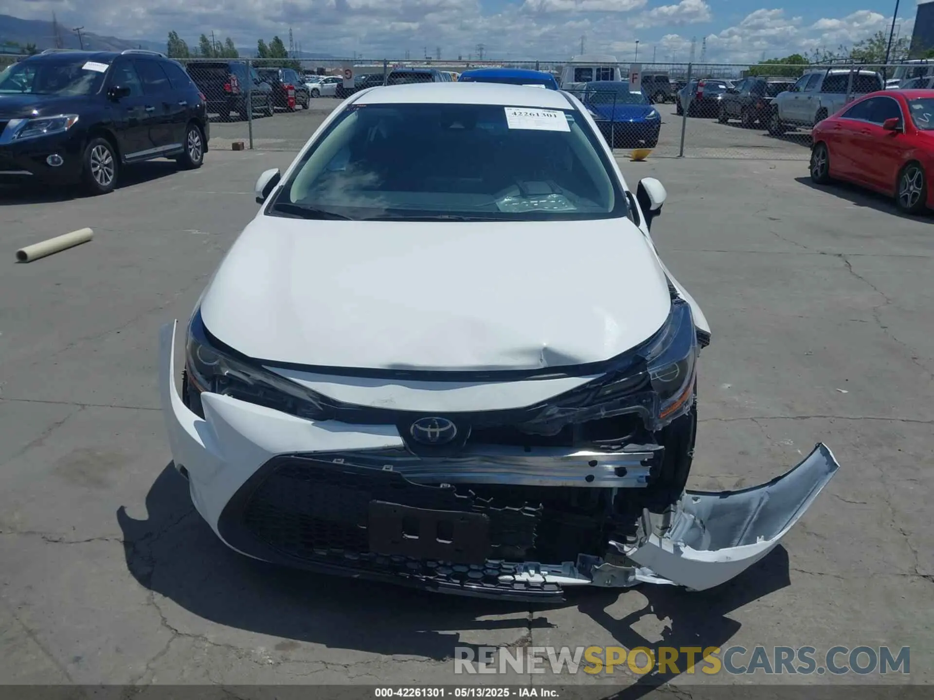 6 Фотография поврежденного автомобиля JTDEAMDE3N3003853 TOYOTA COROLLA 2022