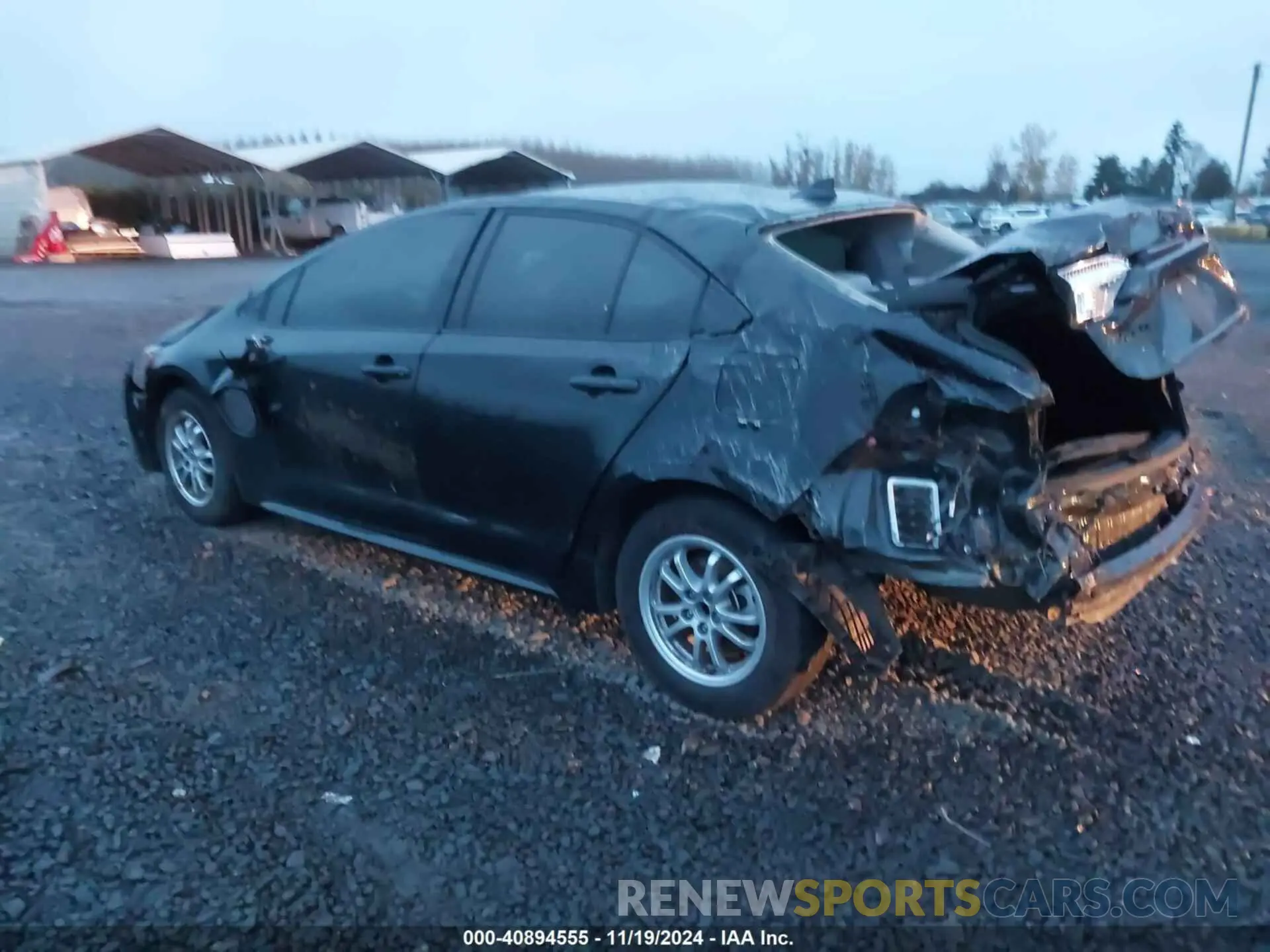3 Photograph of a damaged car JTDEAMDE3NJ045869 TOYOTA COROLLA 2022