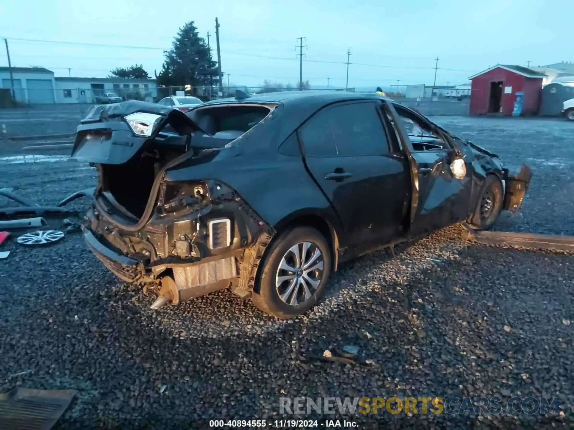 4 Photograph of a damaged car JTDEAMDE3NJ045869 TOYOTA COROLLA 2022