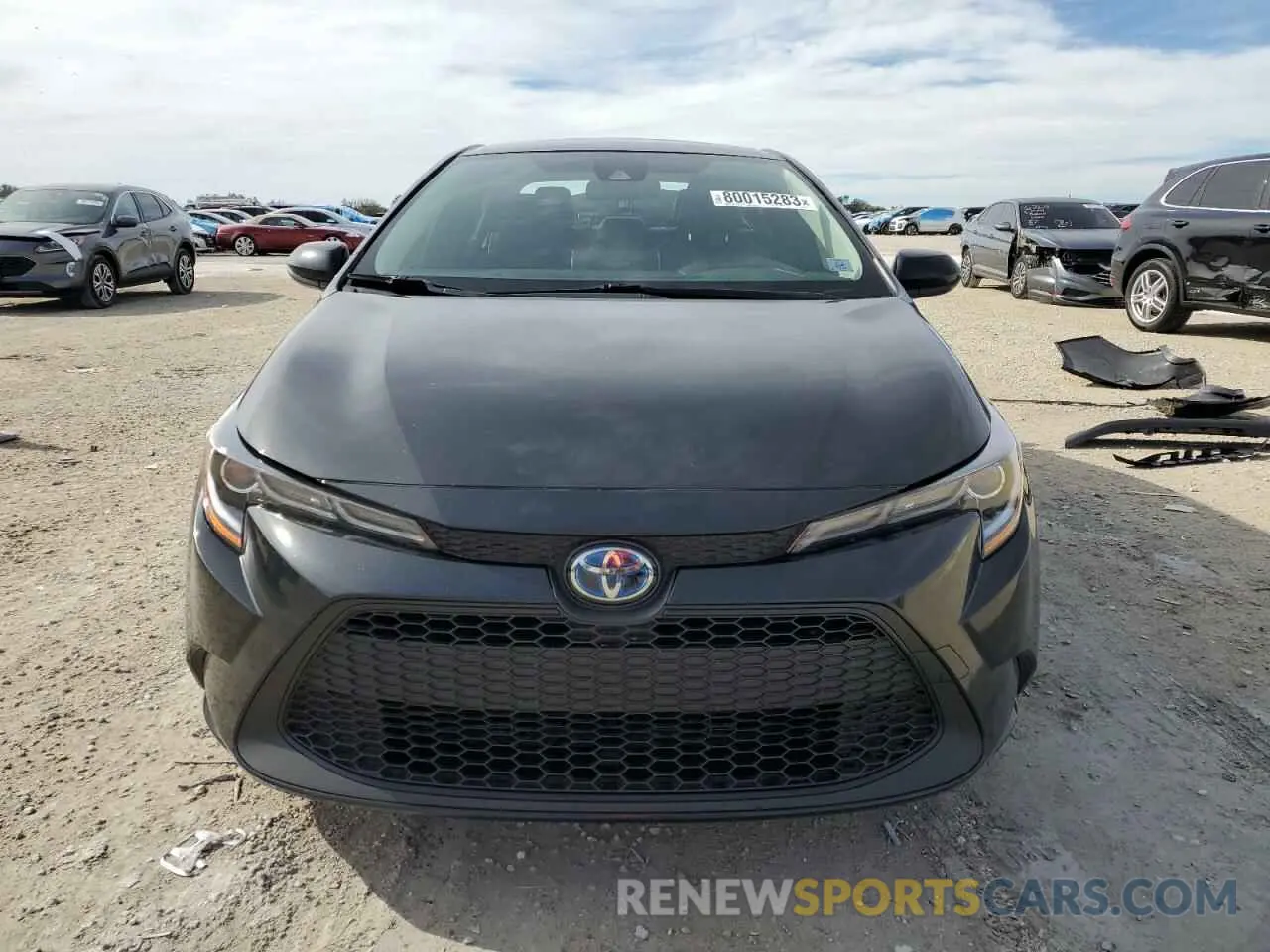 5 Фотография поврежденного автомобиля JTDEAMDE3NJ048643 TOYOTA COROLLA 2022