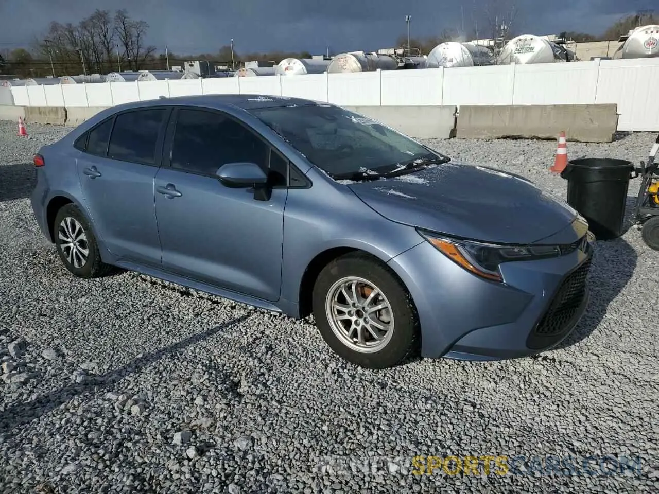 4 Фотография поврежденного автомобиля JTDEAMDE3NJ049436 TOYOTA COROLLA 2022
