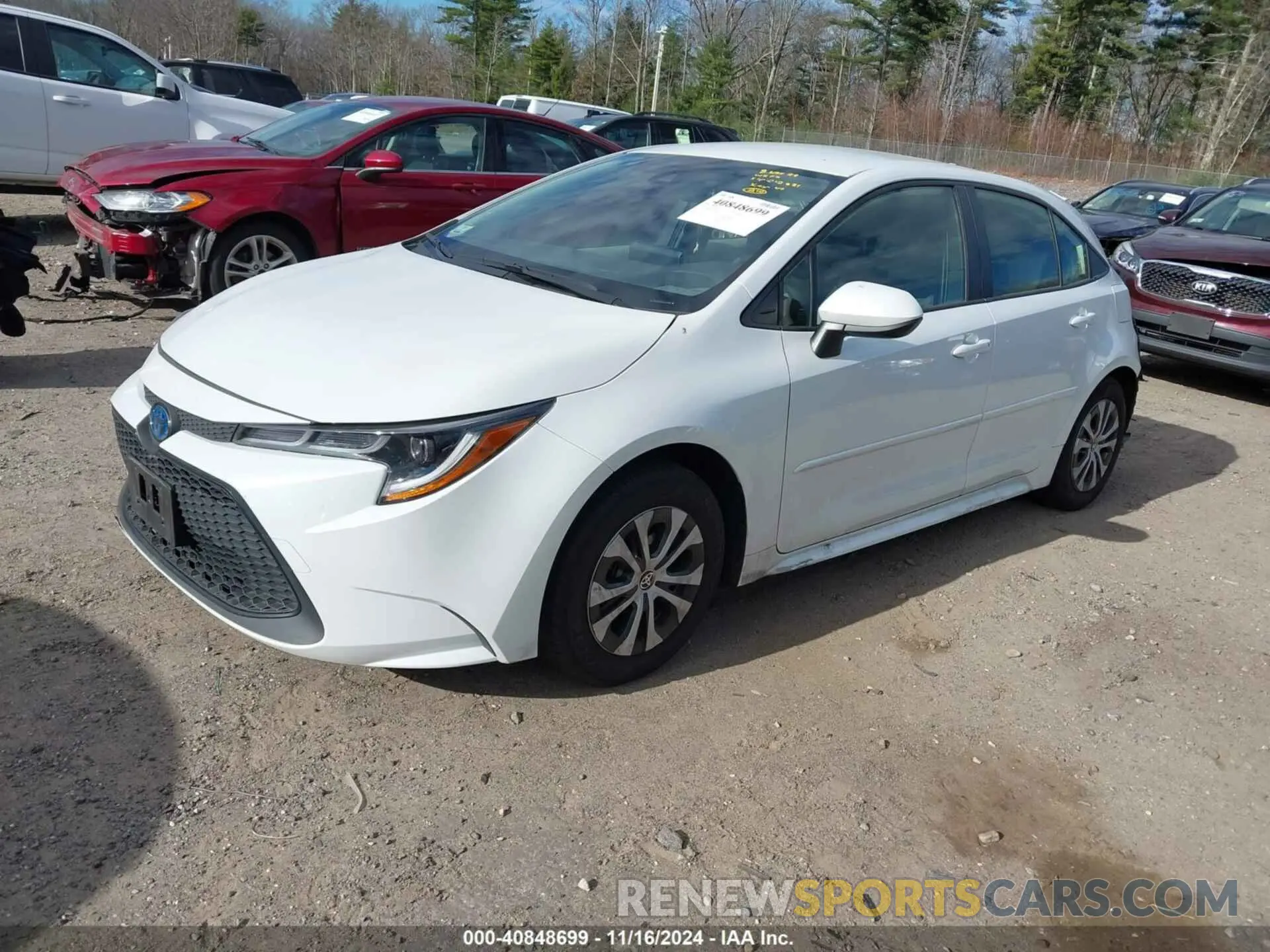 2 Фотография поврежденного автомобиля JTDEAMDE4N3000394 TOYOTA COROLLA 2022