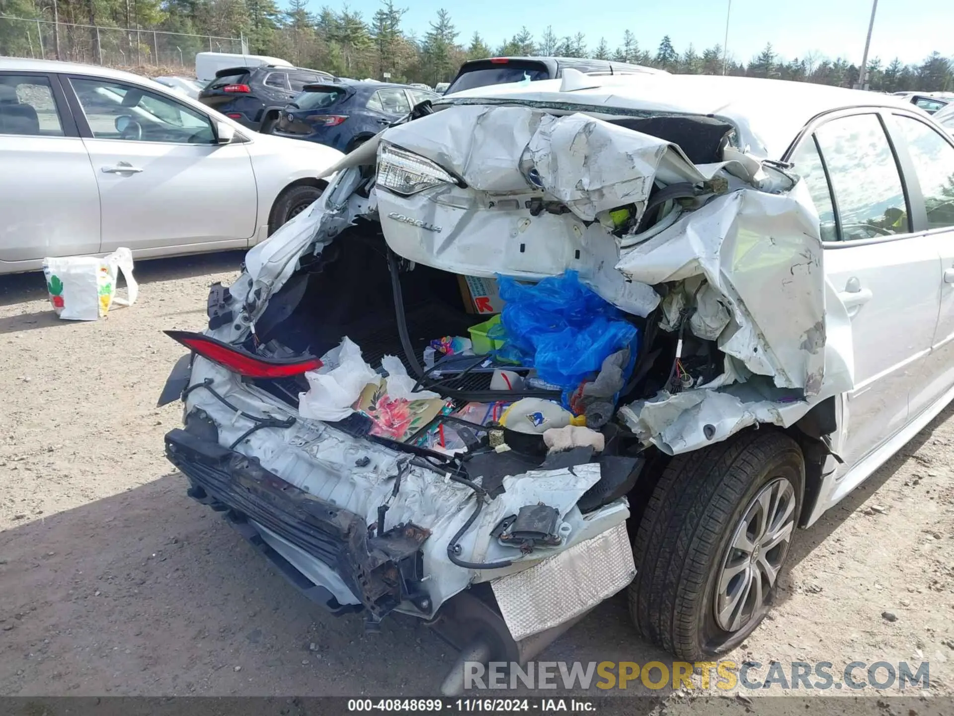 6 Фотография поврежденного автомобиля JTDEAMDE4N3000394 TOYOTA COROLLA 2022