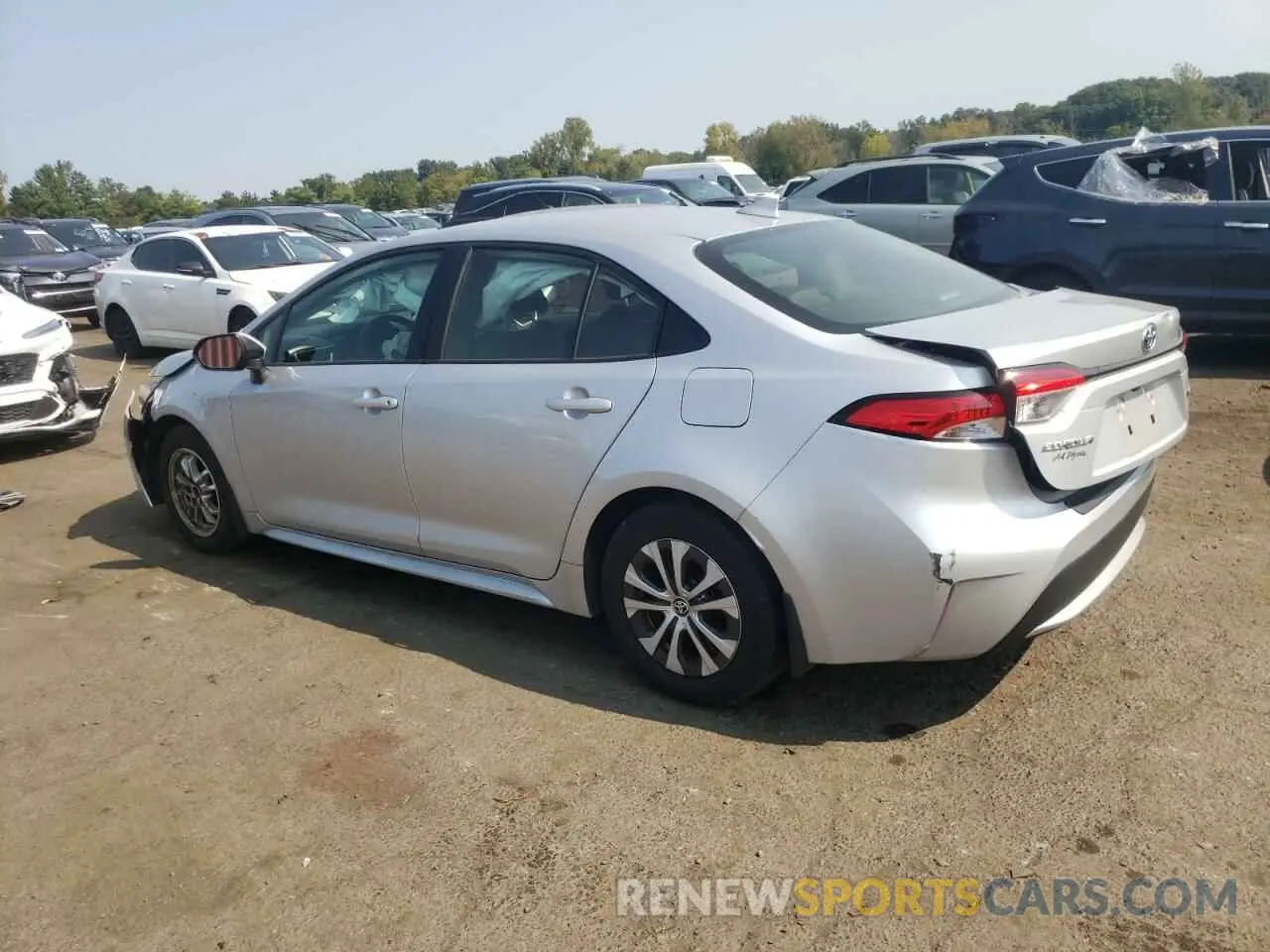 2 Photograph of a damaged car JTDEAMDE4N3009970 TOYOTA COROLLA 2022