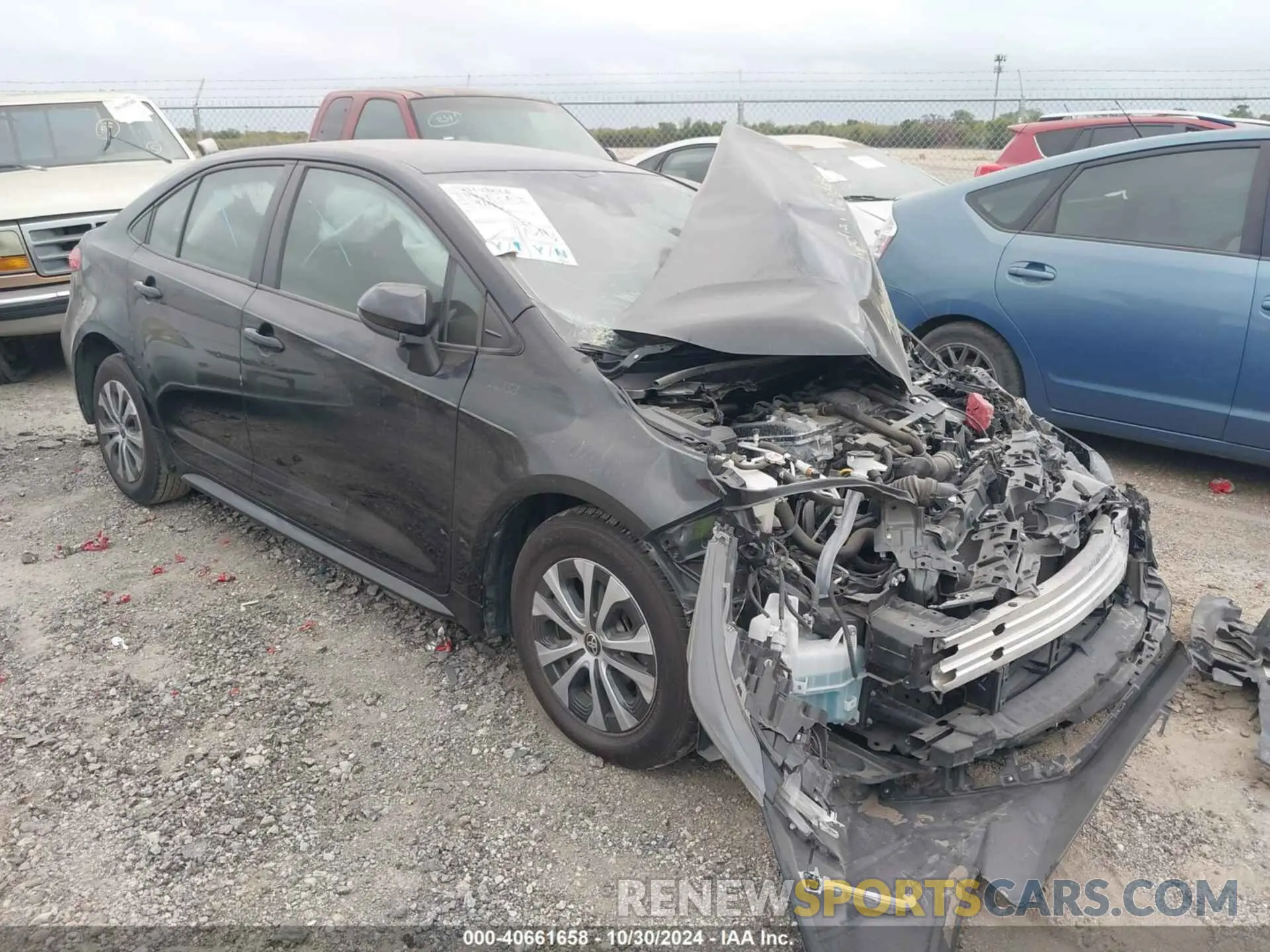 1 Фотография поврежденного автомобиля JTDEAMDE4NJ037330 TOYOTA COROLLA 2022