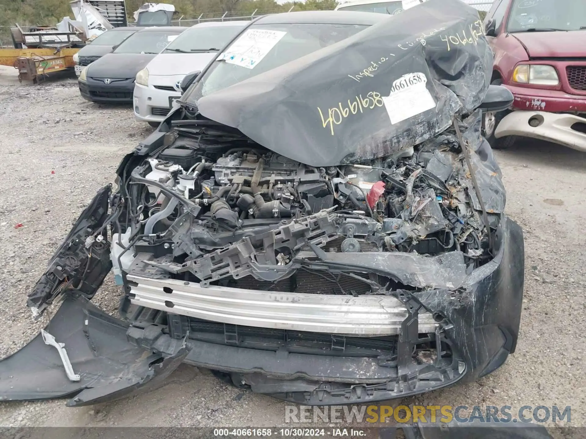 6 Фотография поврежденного автомобиля JTDEAMDE4NJ037330 TOYOTA COROLLA 2022