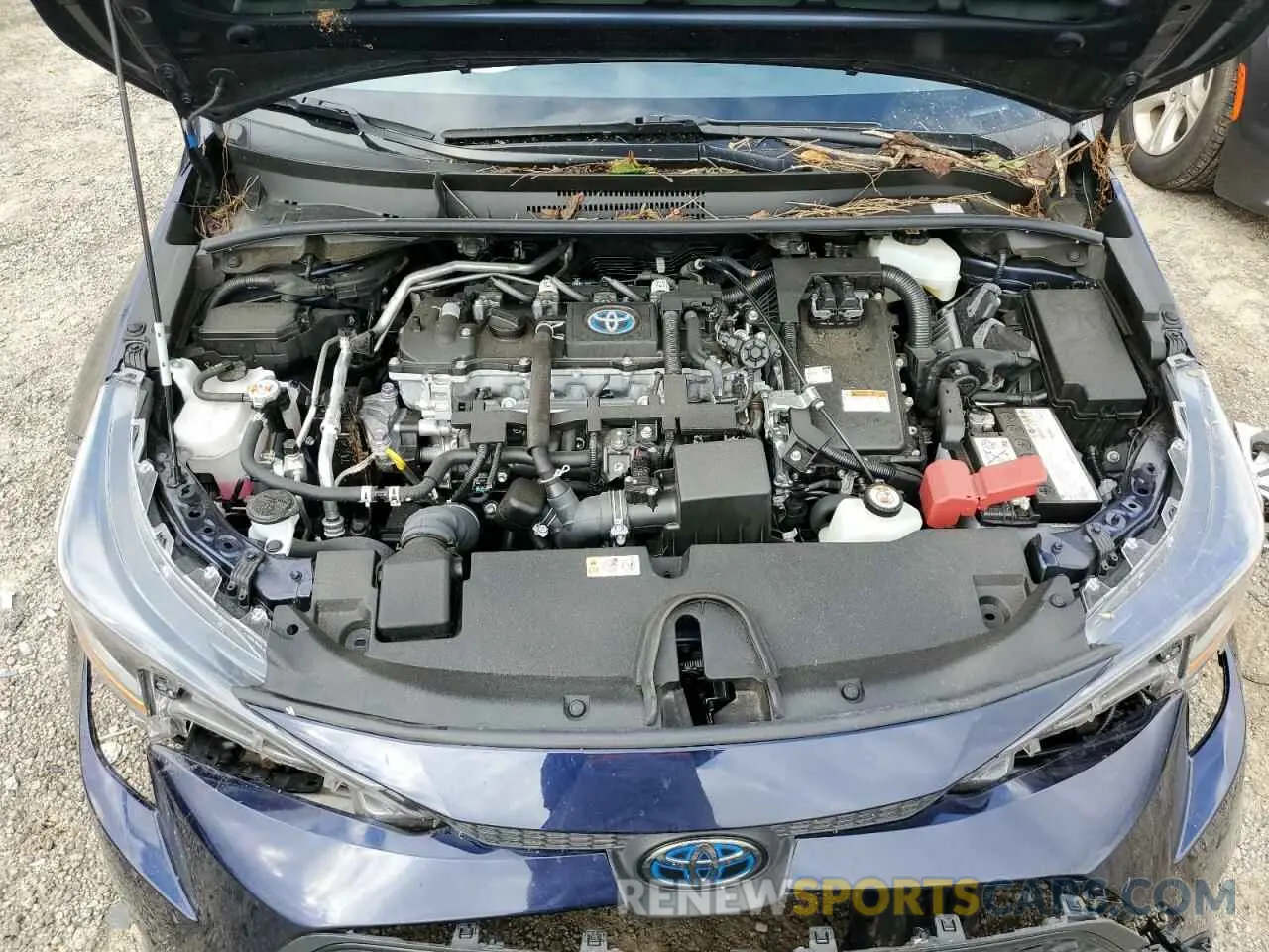 11 Фотография поврежденного автомобиля JTDEAMDE4NJ044214 TOYOTA COROLLA 2022