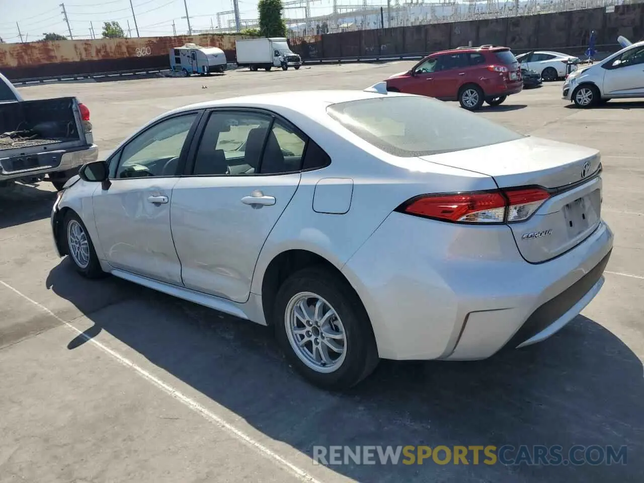 2 Photograph of a damaged car JTDEAMDE4NJ056525 TOYOTA COROLLA 2022