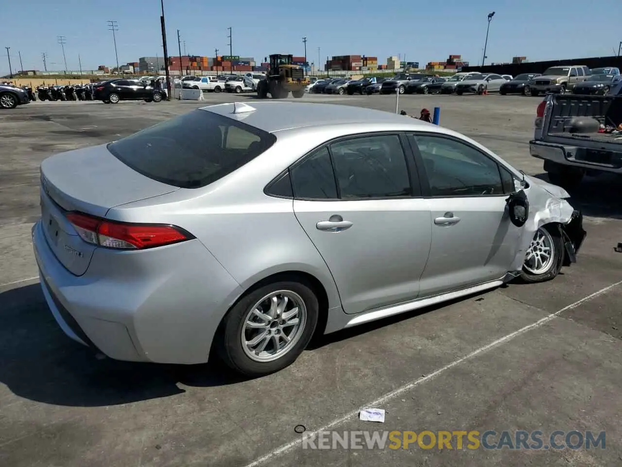 3 Photograph of a damaged car JTDEAMDE4NJ056525 TOYOTA COROLLA 2022