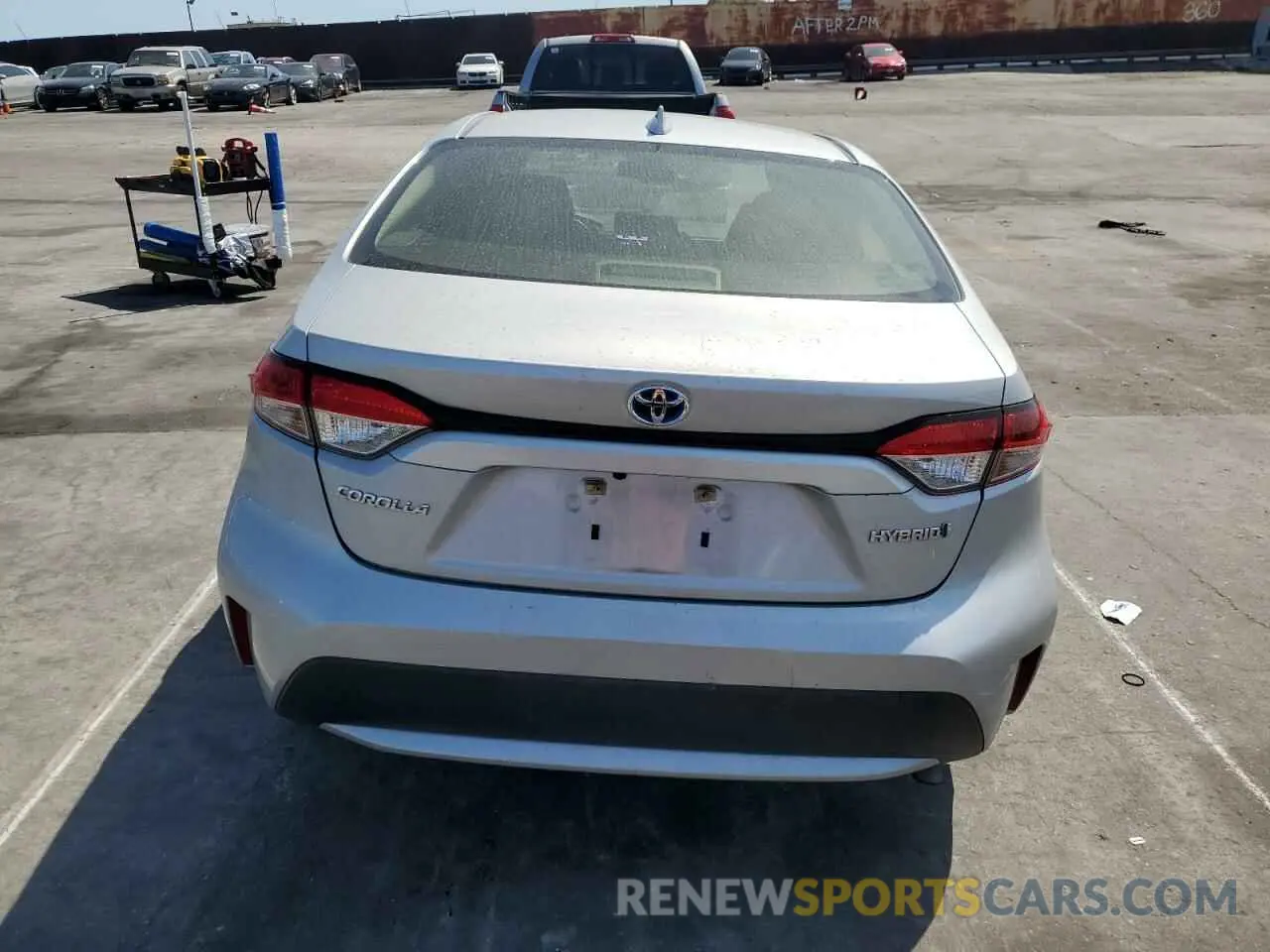 6 Photograph of a damaged car JTDEAMDE4NJ056525 TOYOTA COROLLA 2022