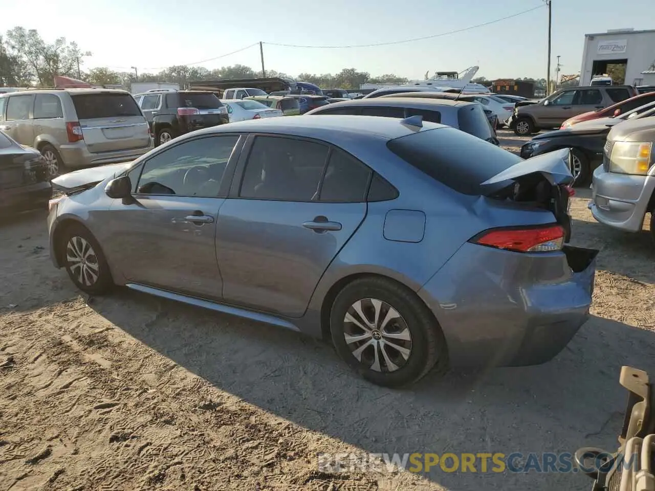 2 Фотография поврежденного автомобиля JTDEAMDE5N3004633 TOYOTA COROLLA 2022