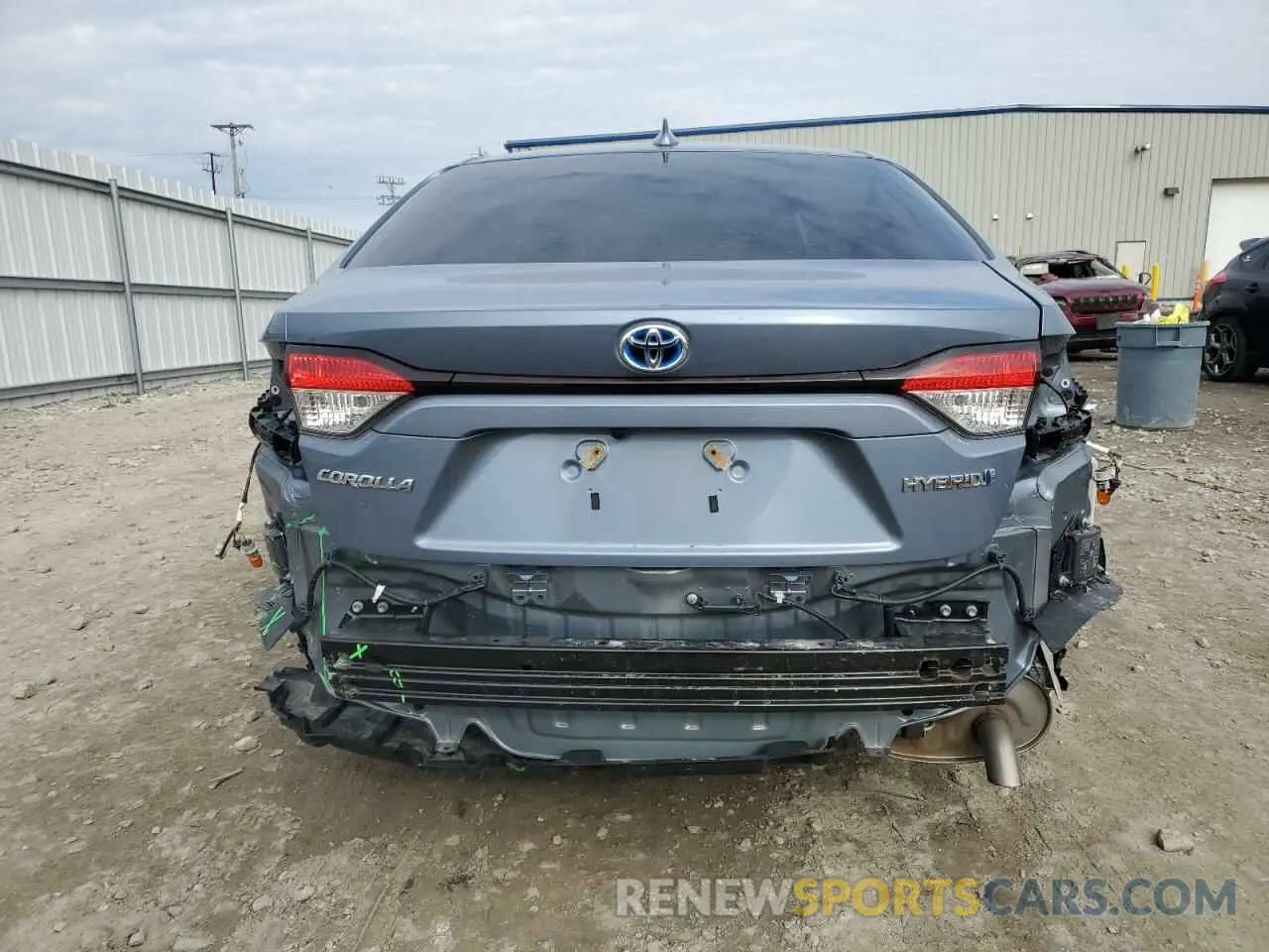 6 Photograph of a damaged car JTDEAMDE5N3007502 TOYOTA COROLLA 2022