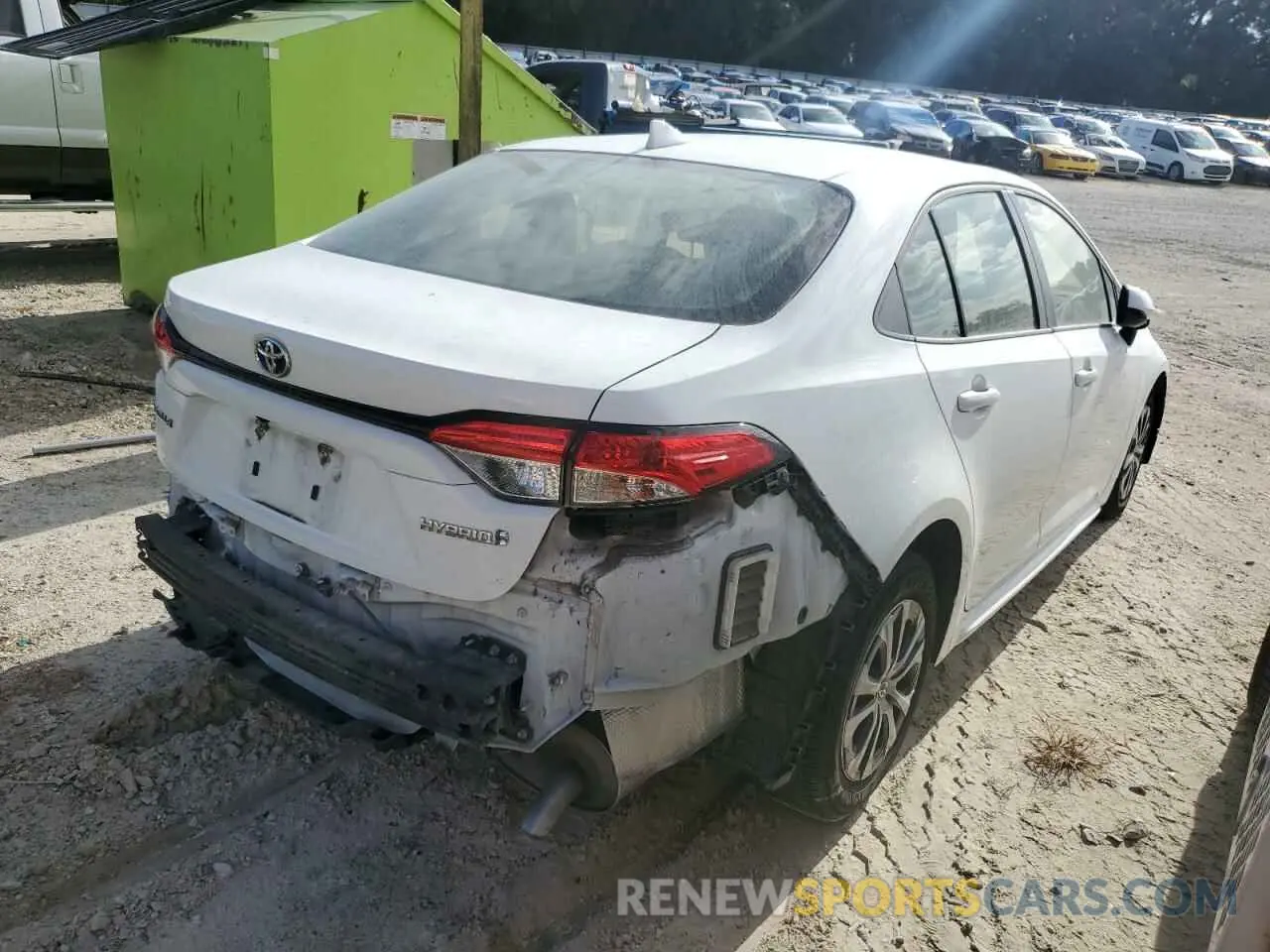 3 Photograph of a damaged car JTDEAMDE5NJ053570 TOYOTA COROLLA 2022