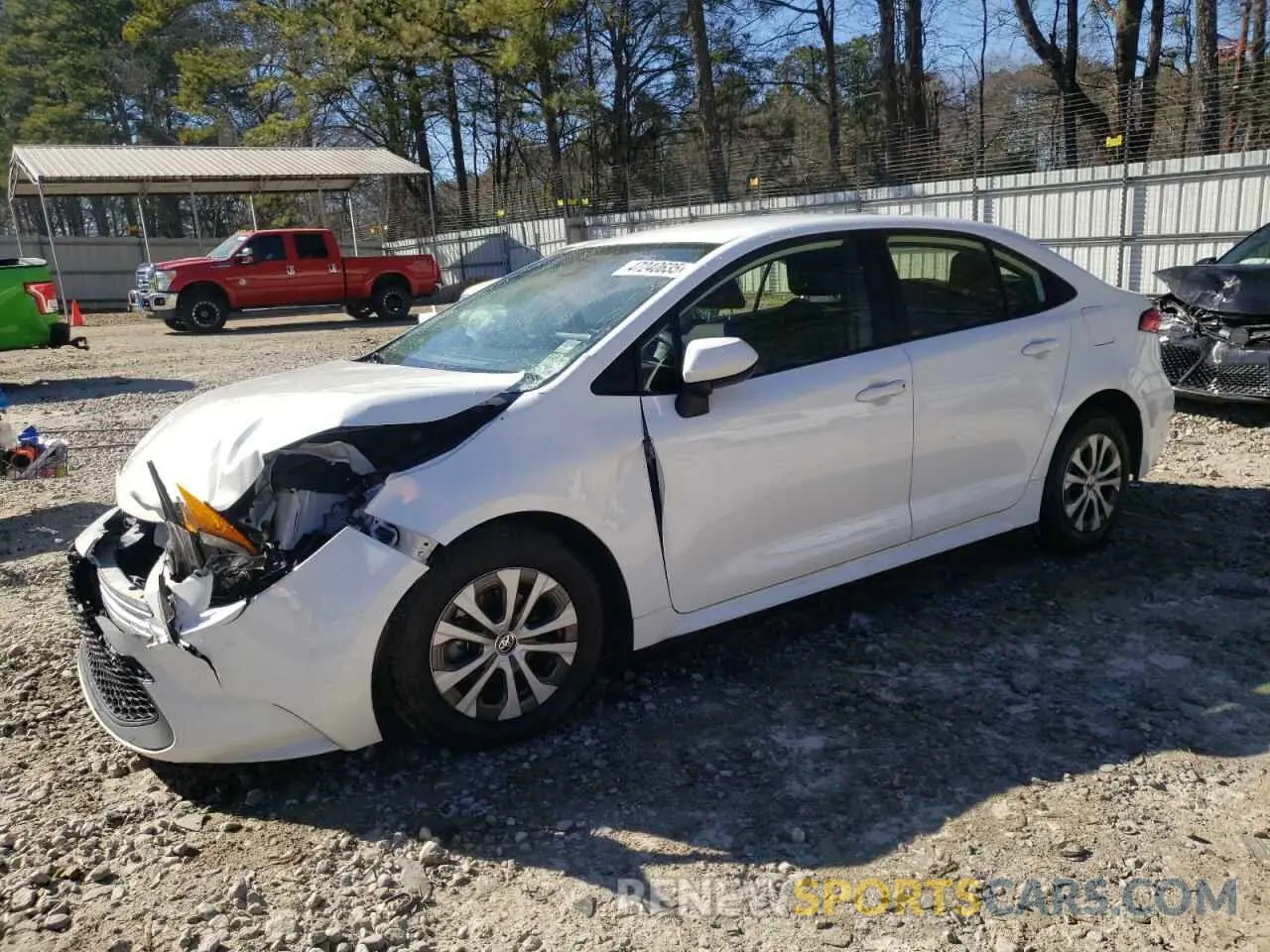 1 Photograph of a damaged car JTDEAMDE6N3000204 TOYOTA COROLLA 2022