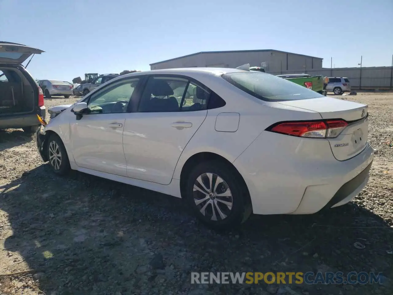 2 Photograph of a damaged car JTDEAMDE6N3000204 TOYOTA COROLLA 2022