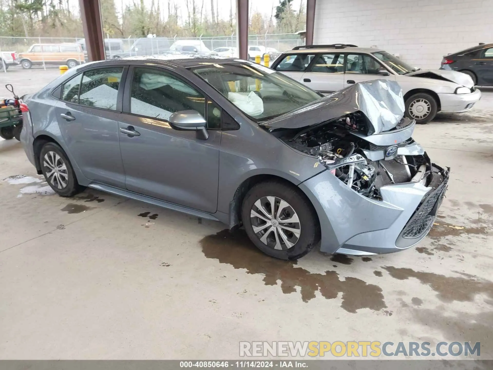 1 Photograph of a damaged car JTDEAMDE6N3006858 TOYOTA COROLLA 2022