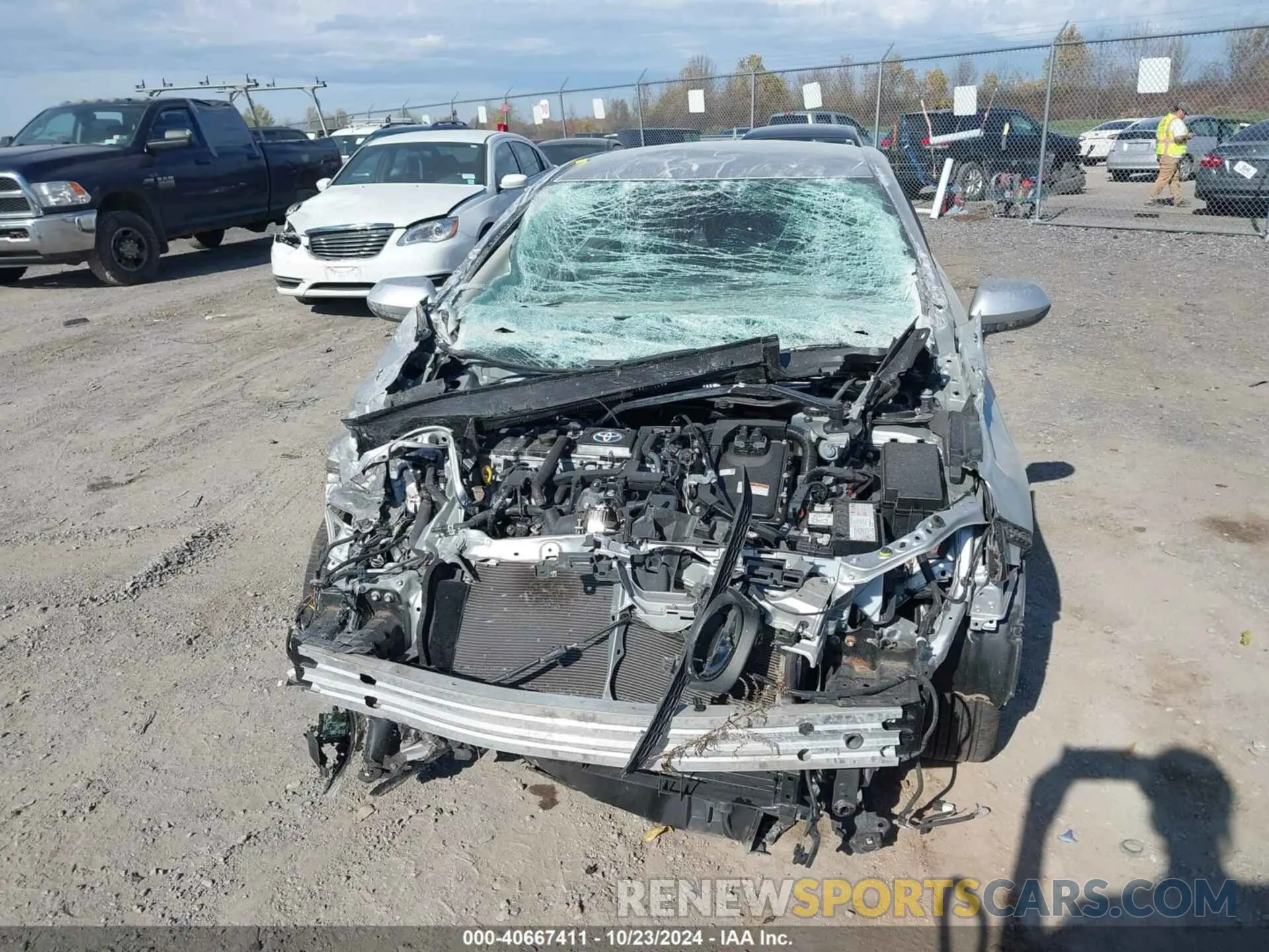 13 Фотография поврежденного автомобиля JTDEAMDE6NJ039810 TOYOTA COROLLA 2022
