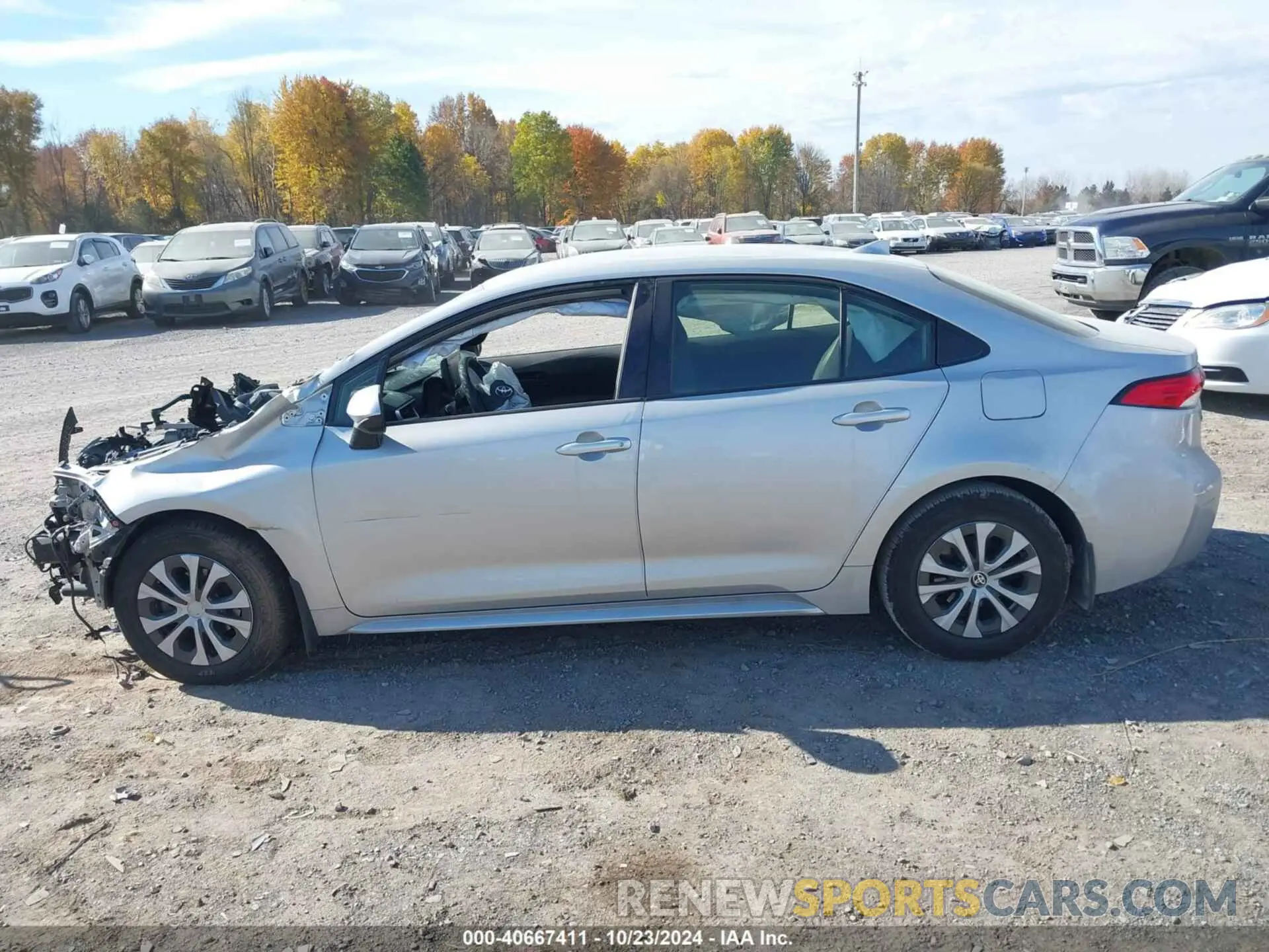 15 Фотография поврежденного автомобиля JTDEAMDE6NJ039810 TOYOTA COROLLA 2022